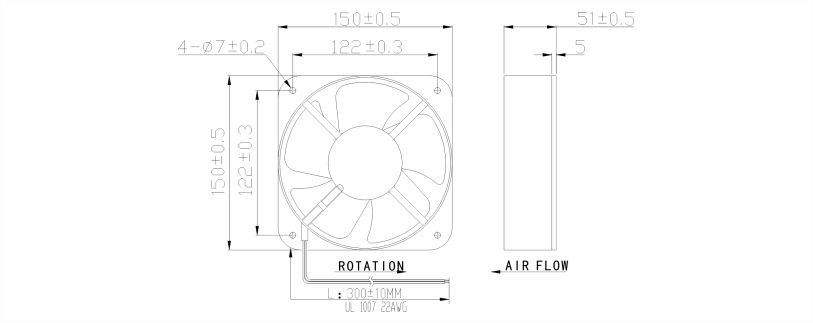 風(fēng)扇安裝尺寸圖 風(fēng)扇安裝尺寸圖